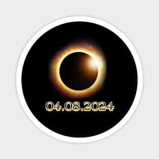 Pennsylvania State Erie PA USA Totality April 8, 2024 Total Solar Eclipse Magnet
